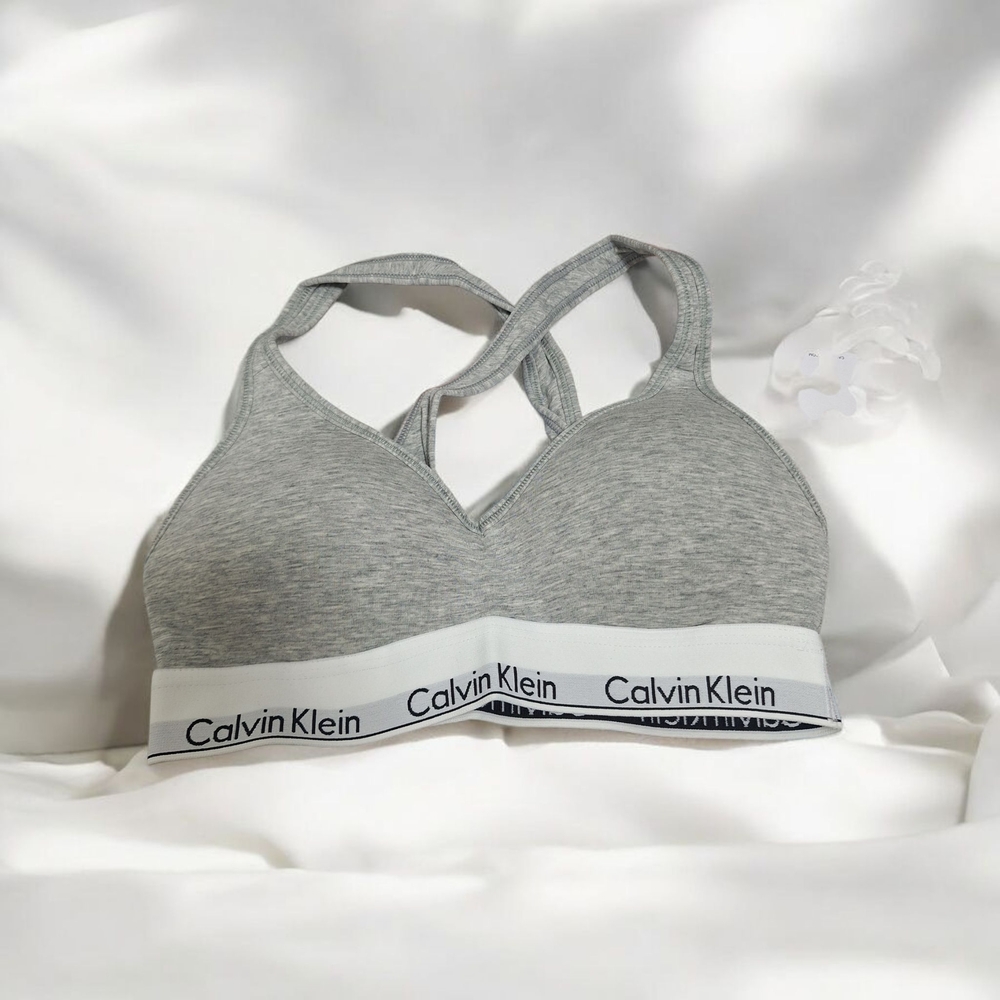 Calvin Klein Heather Gray Women's Bra